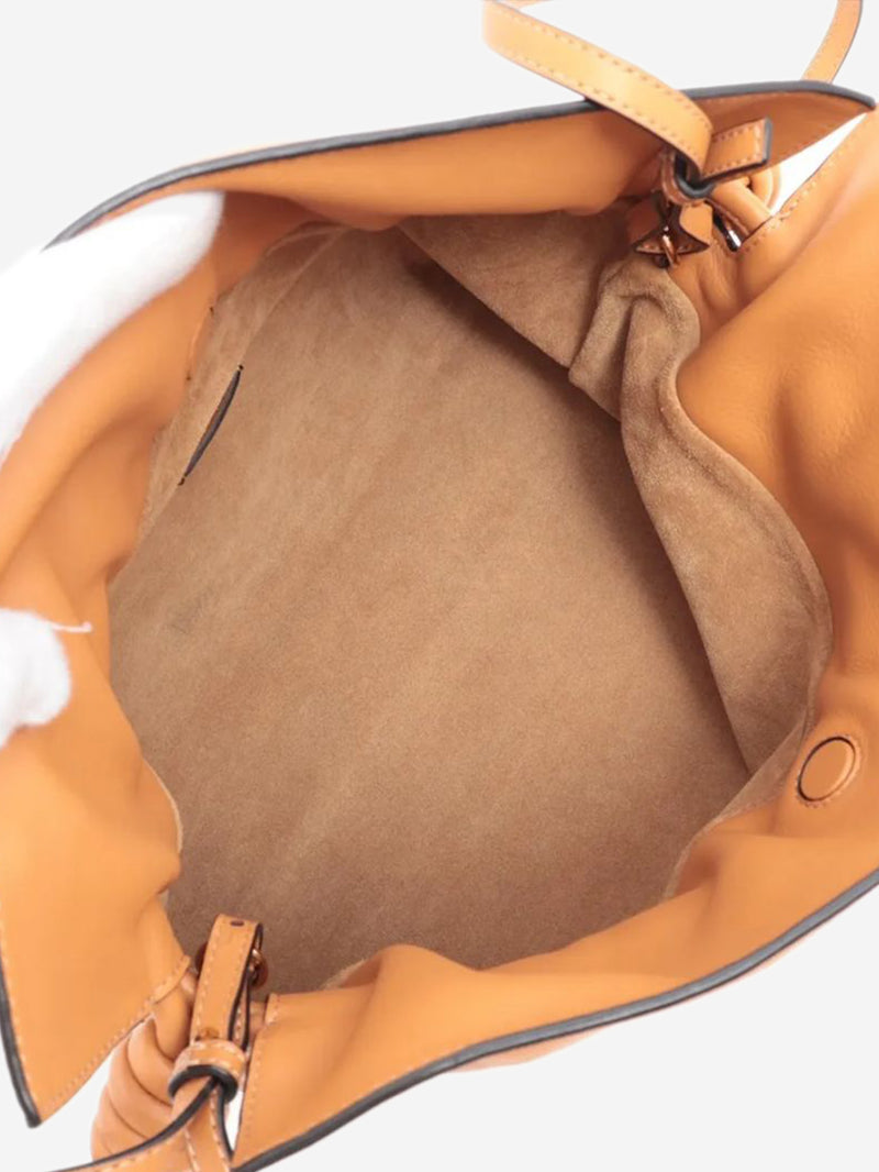 Tan Flamenco leather shoulder bag