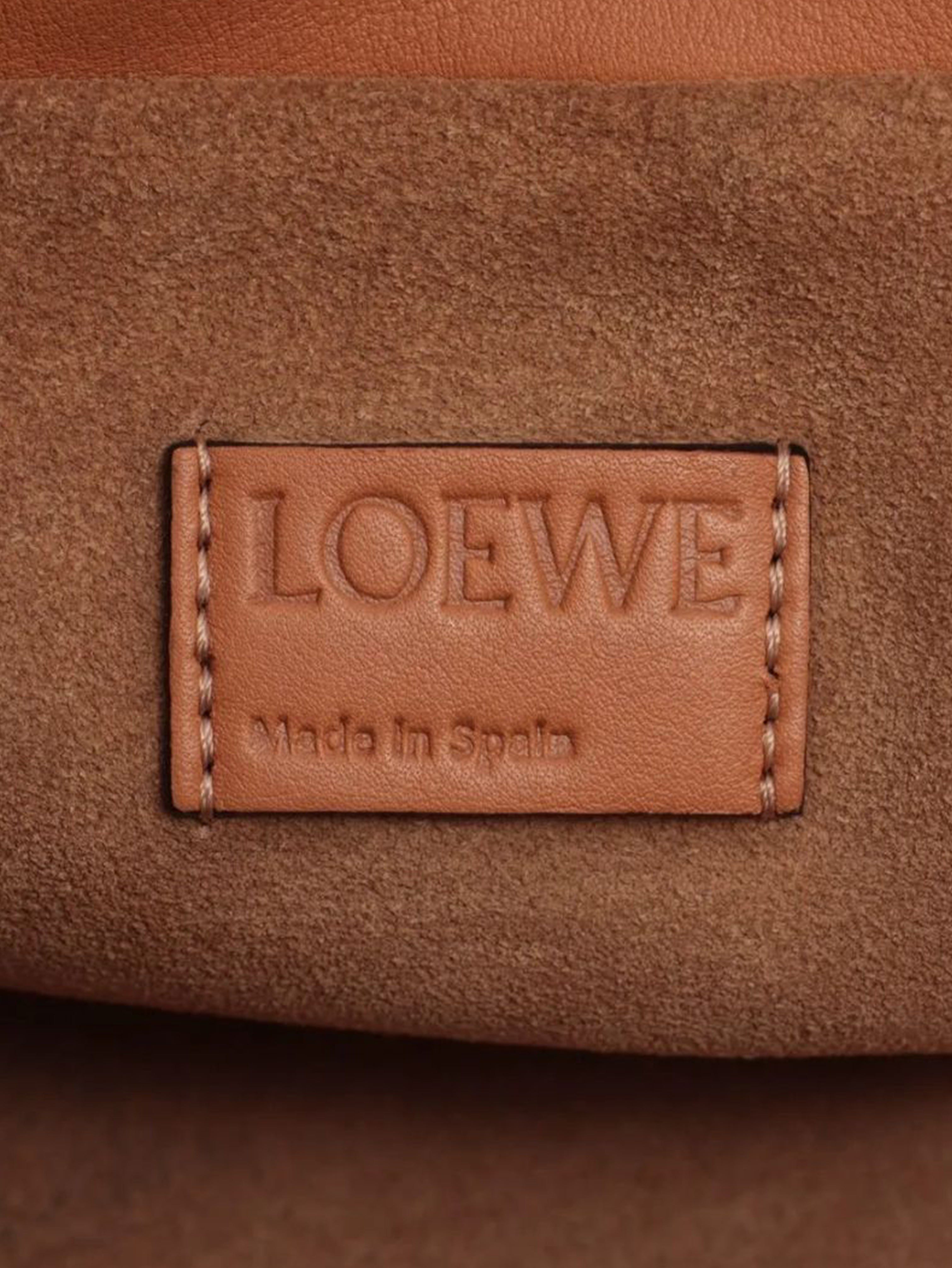 Tan Flamenco leather shoulder bag