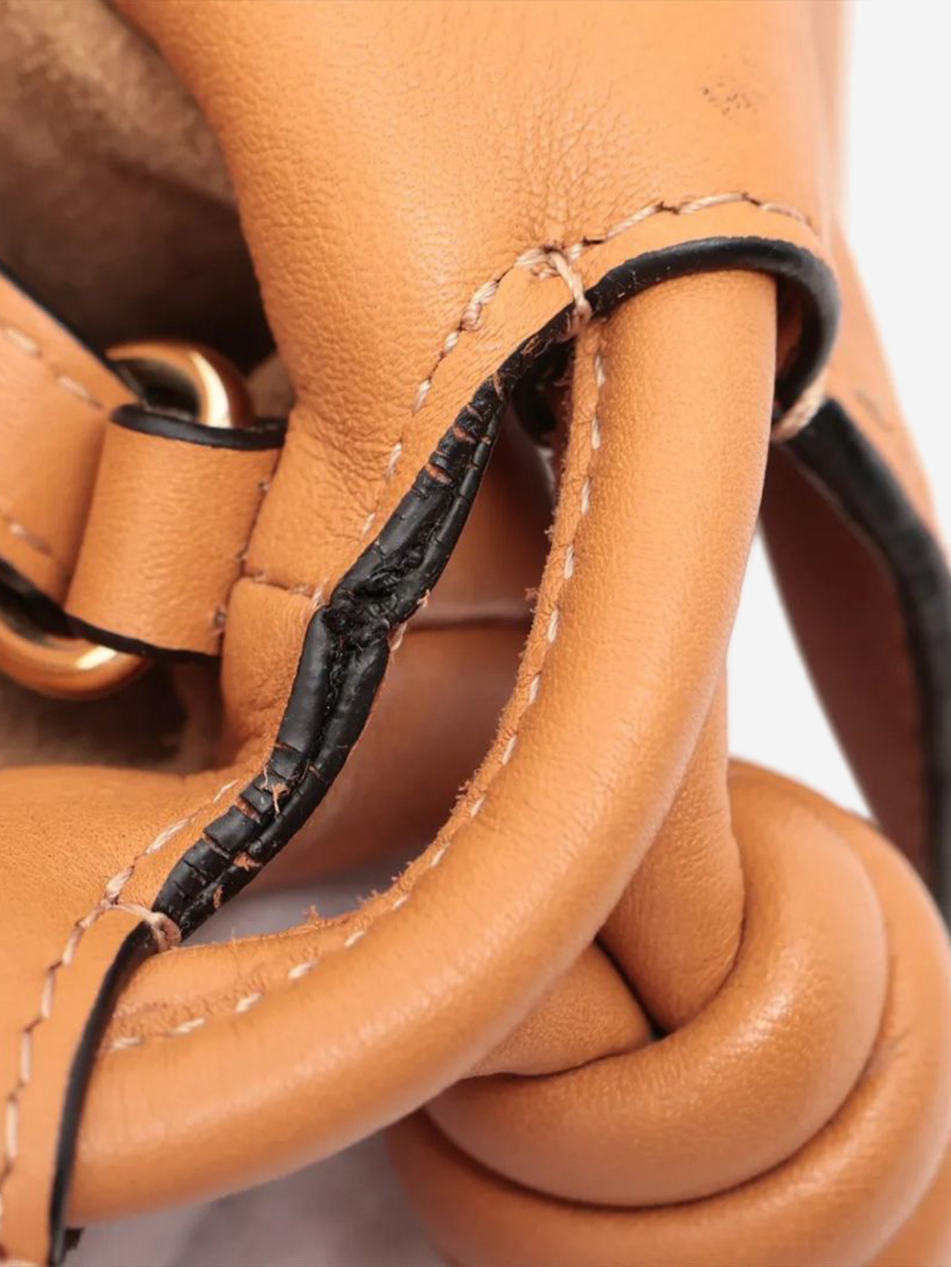 Tan Flamenco leather shoulder bag