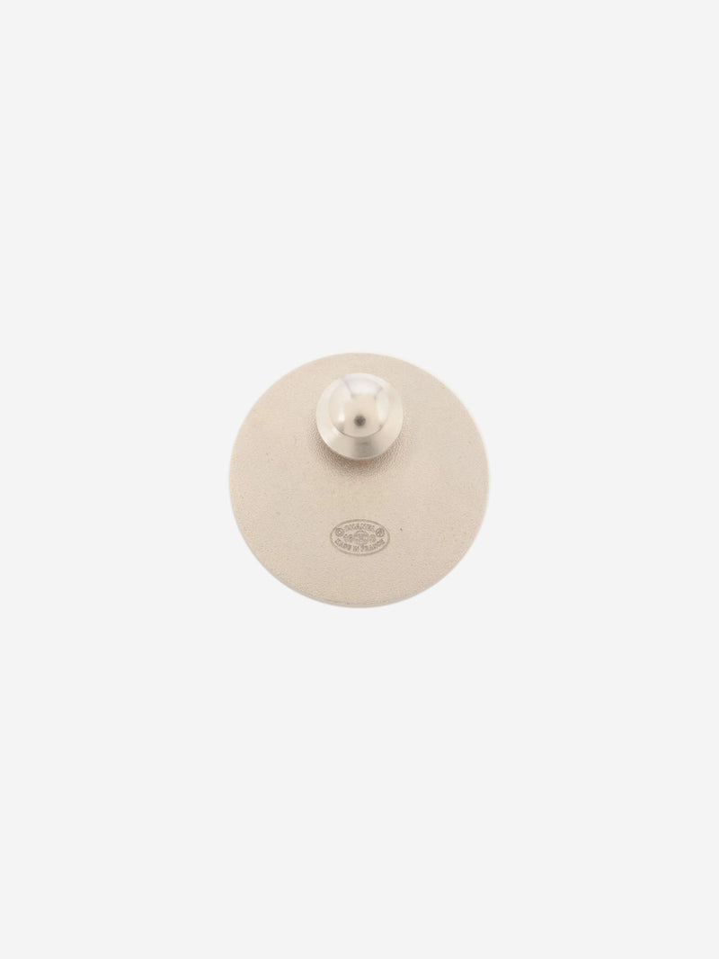 Silver Coco Mark 16S brooch