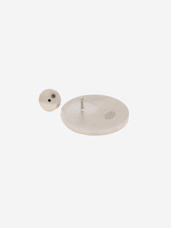Silver Coco Mark 16S brooch