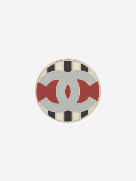 Silver Coco Mark 16S brooch product image