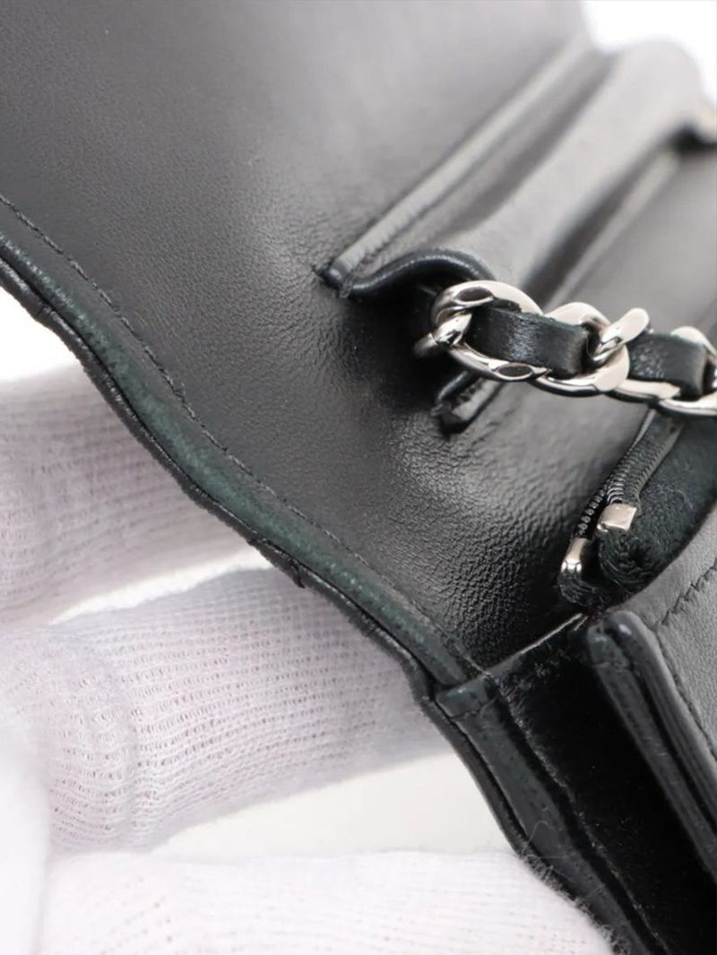 Black 2020 lambskin quilted Wallet on Chain Cross-body bags Chanel 