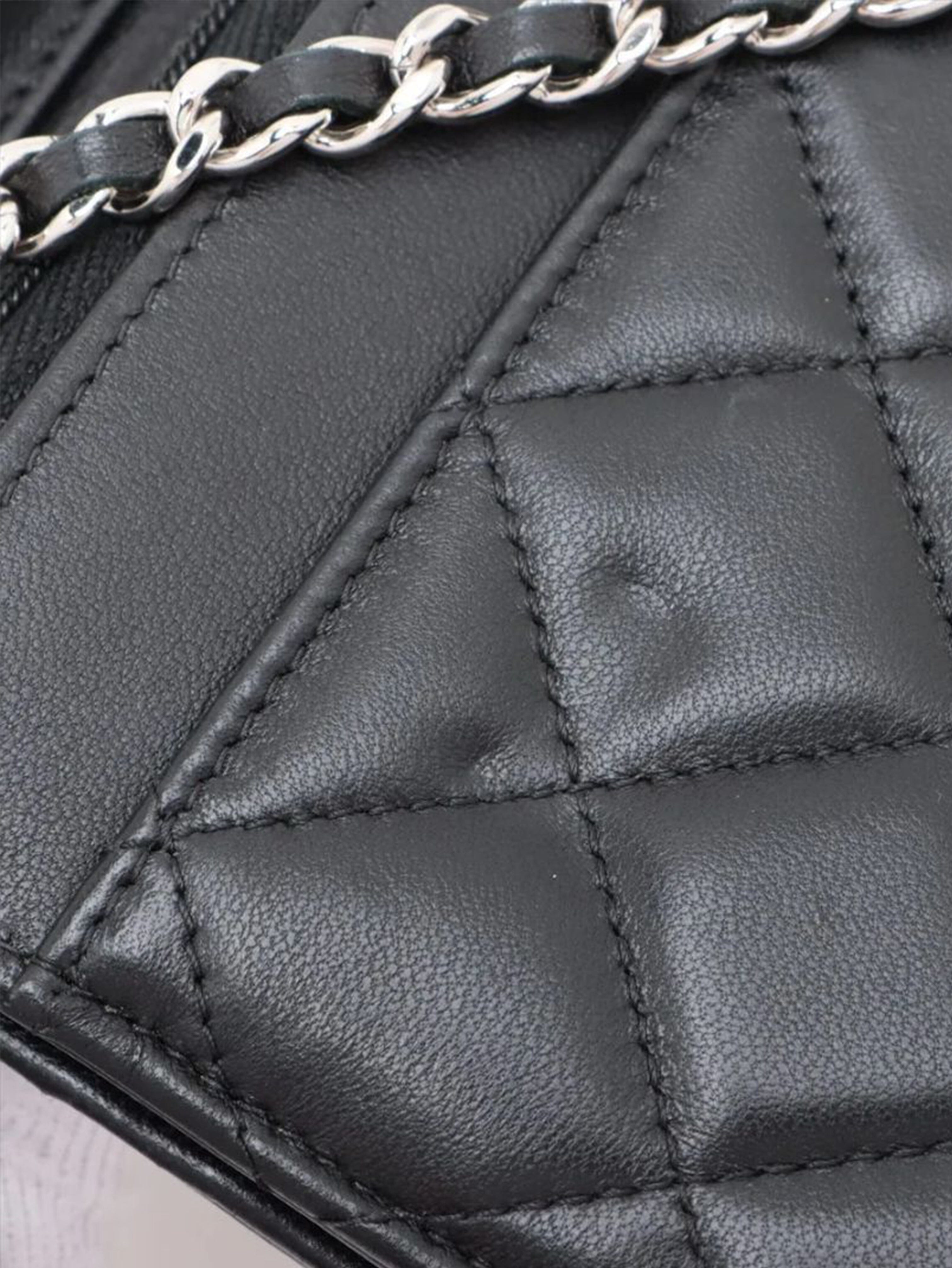 Black 2020 lambskin quilted Wallet on Chain Cross-body bags Chanel 