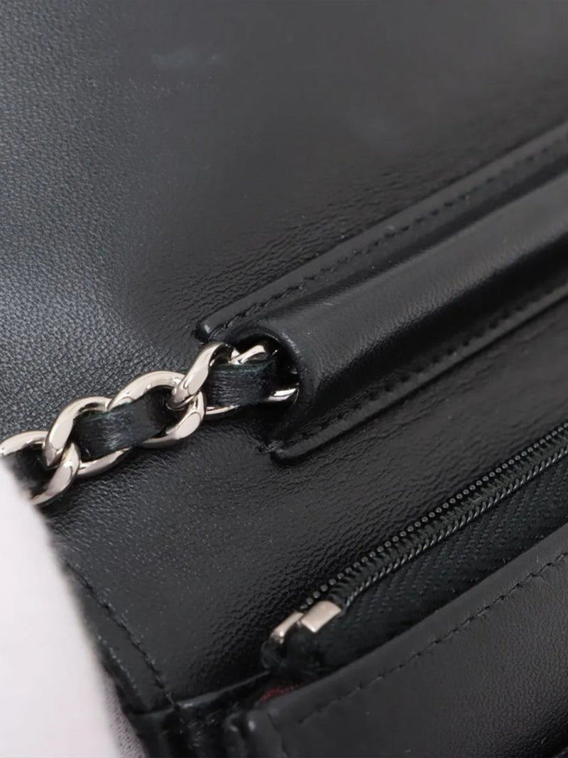 Black 2020 lambskin quilted Wallet on Chain Cross-body bags Chanel 