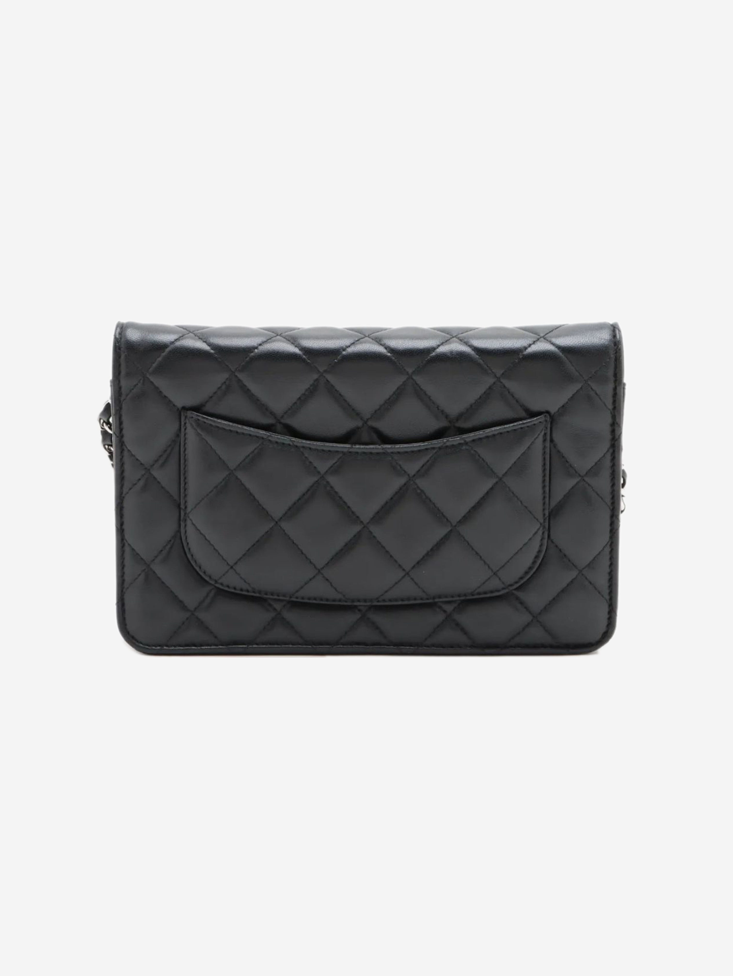 Black 2020 lambskin quilted Wallet on Chain Cross-body bags Chanel 