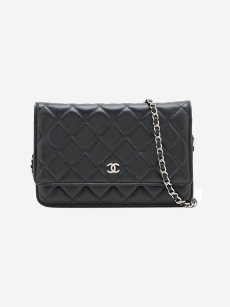 Black 2020 lambskin quilted Wallet on Chain product image