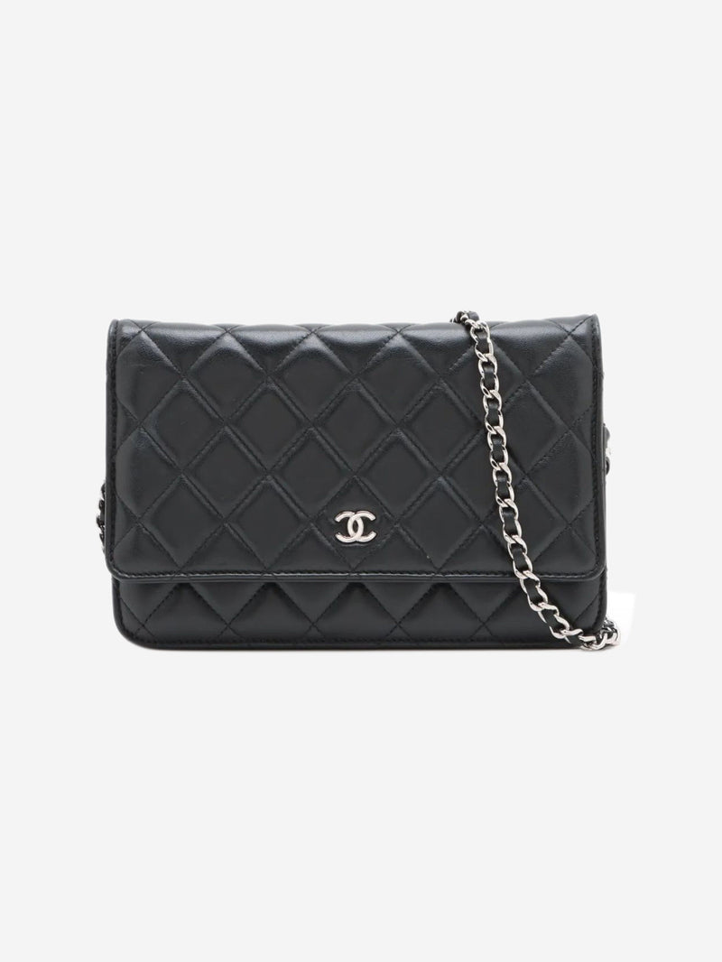 Black 2020 lambskin quilted Wallet on Chain Cross-body bags Chanel 