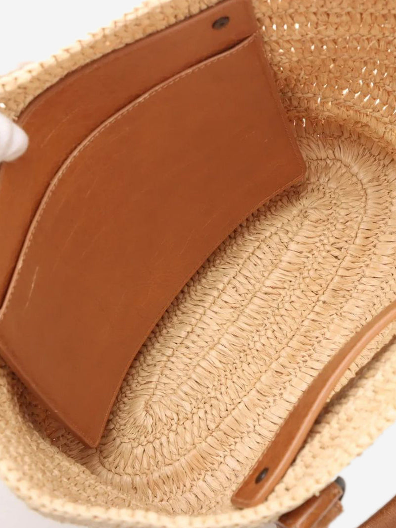 Neutral Le City raffia tote bag Tote Bags Balenciaga 
