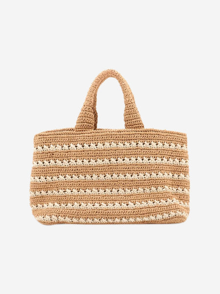 Neutral Canapa raffia tote bag alternate image