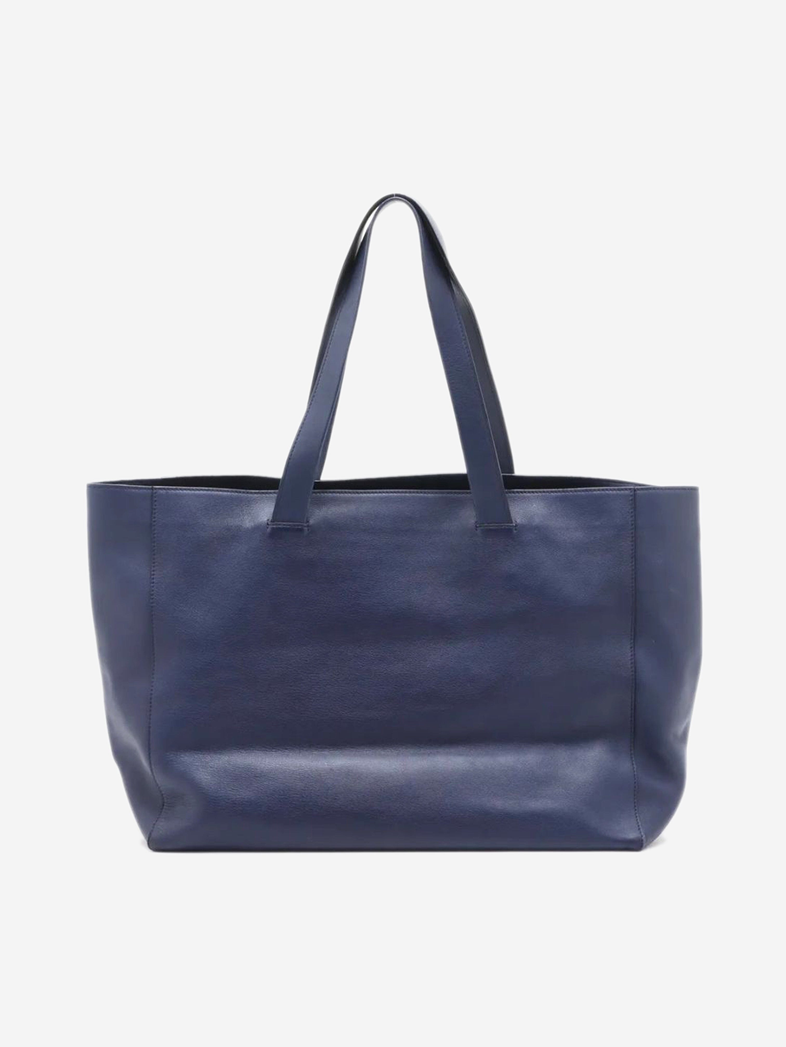Blue Anagram Leather tote bag Tote Bags Loewe 