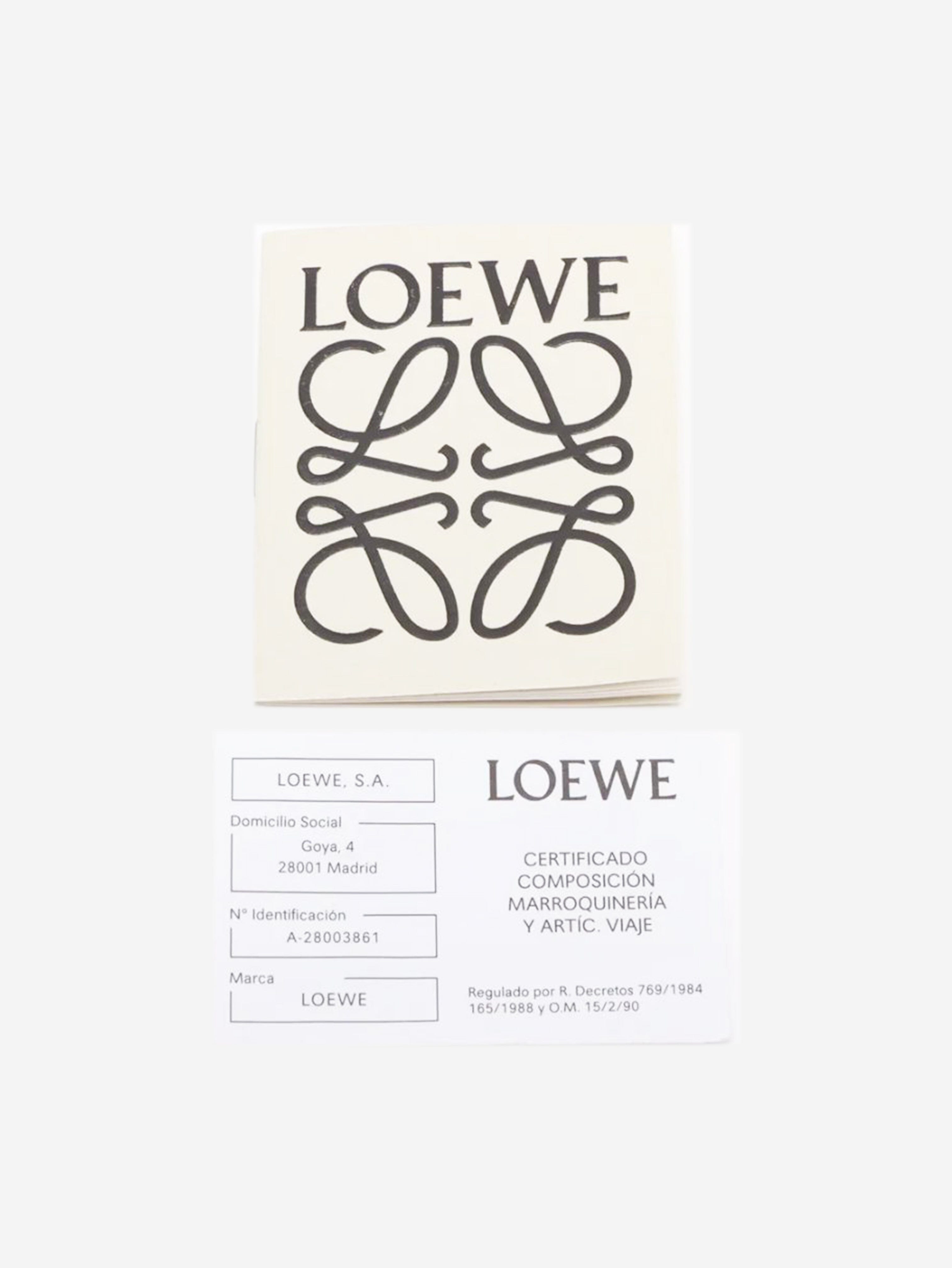 Blue Anagram Leather tote bag Tote Bags Loewe 