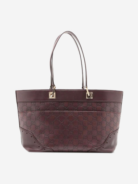 Brown Guccissima leather shoulder bag alternate image