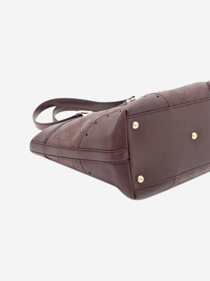 Brown Guccissima leather shoulder bag Shoulder bags Gucci 