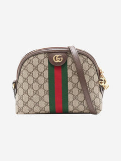 Brown GG Supreme Ophidia shoulder bag Shoulder bags Gucci 