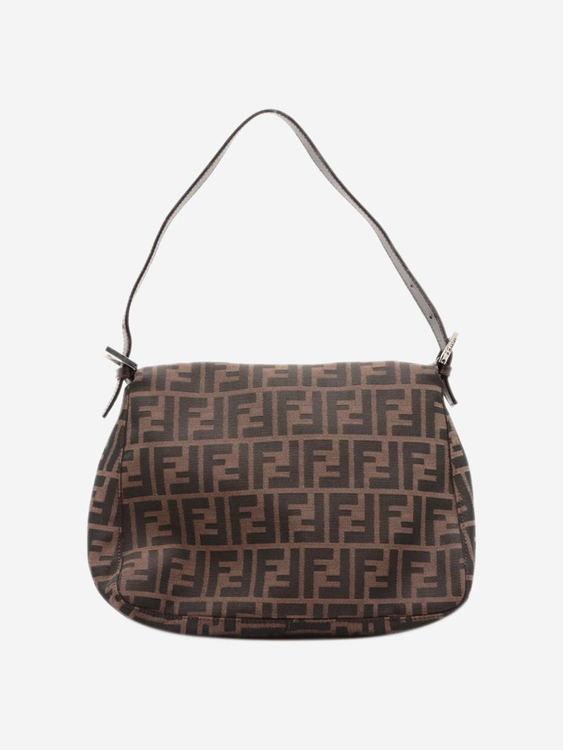 Brown Zucca Mamma Baguette shoulder bag Shoulder bags Fendi 