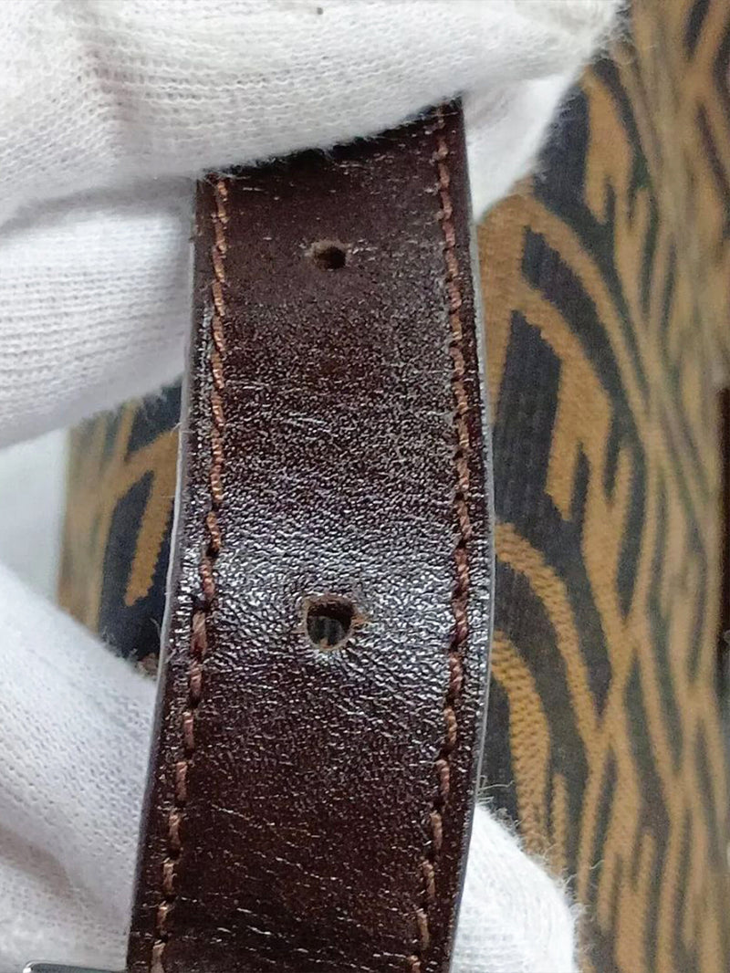 Brown Zucca Mamma Baguette shoulder bag Shoulder bags Fendi 