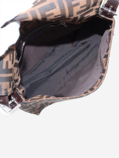 Brown Zucca Mamma Baguette shoulder bag Shoulder bags Fendi 