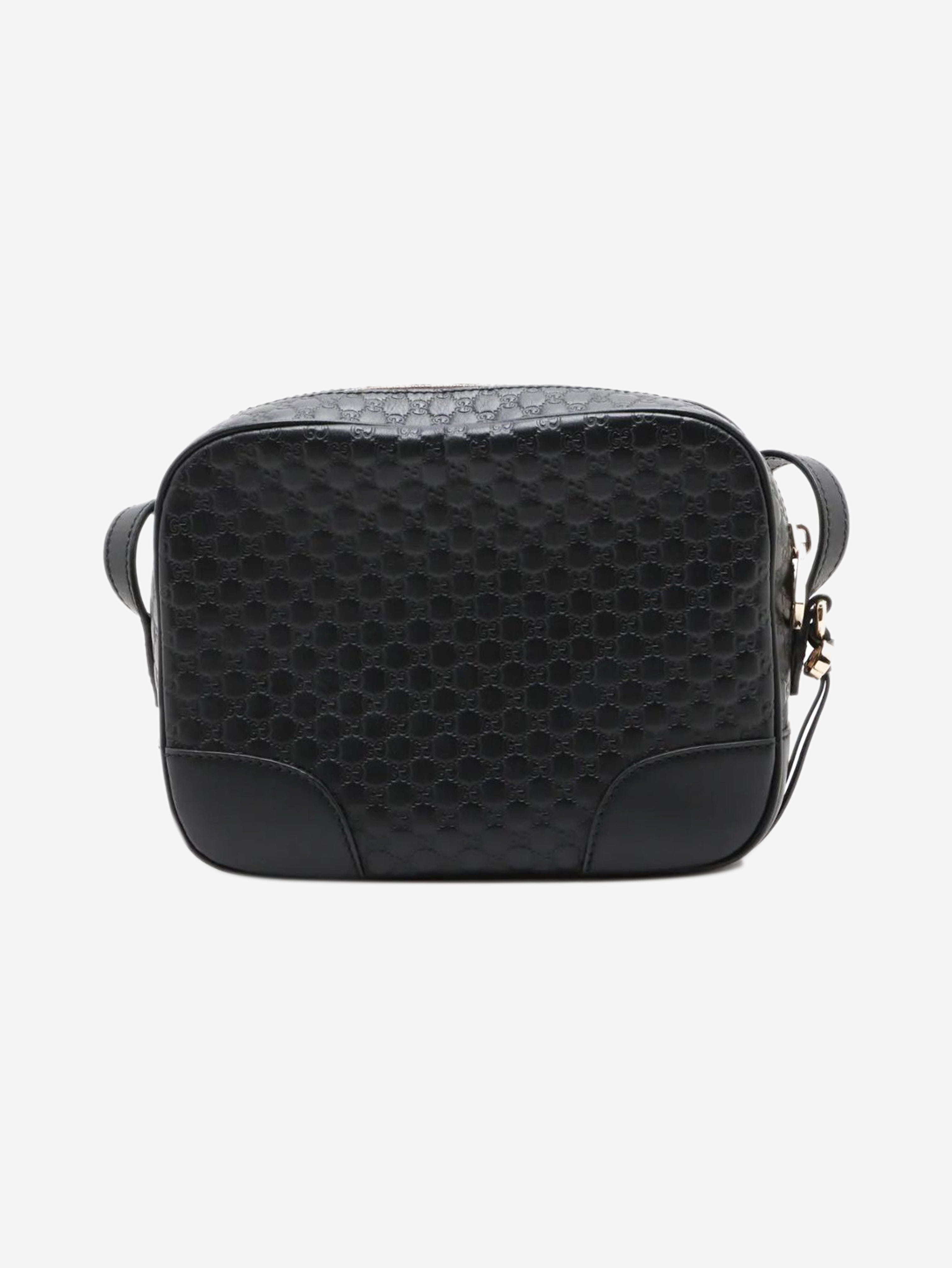 Black Guccissima leather camera bag Cross-body bags Gucci 
