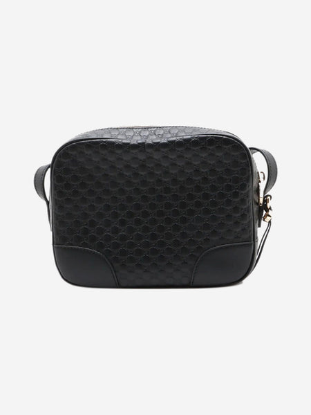 Black Guccissima leather camera bag alternate image