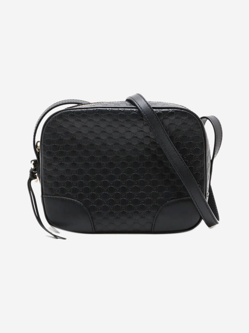 Black Guccissima leather camera bag Cross-body bags Gucci 