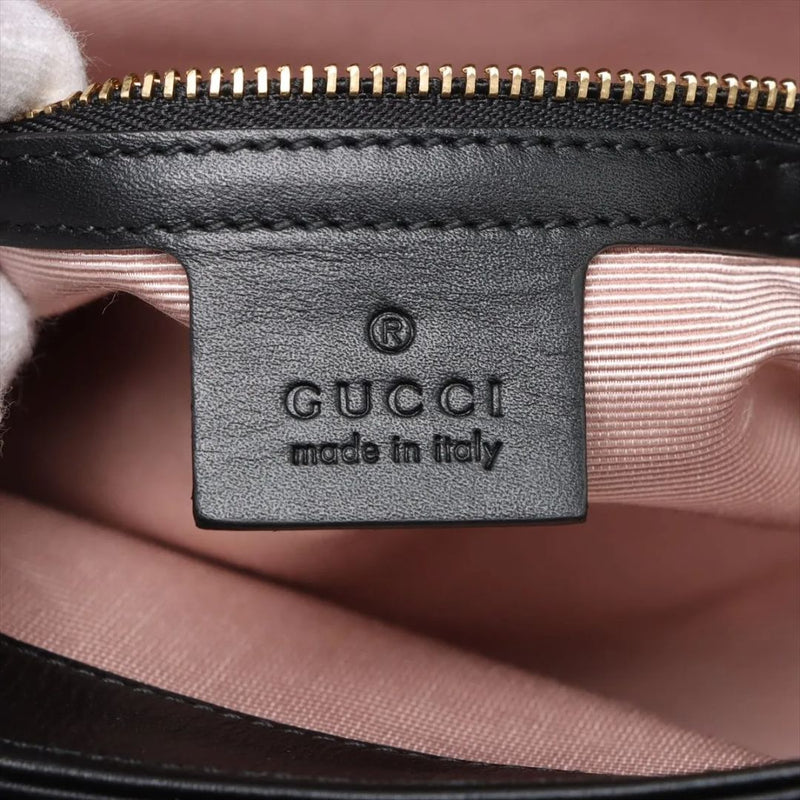 Black Arli suede and leather crossbody bag