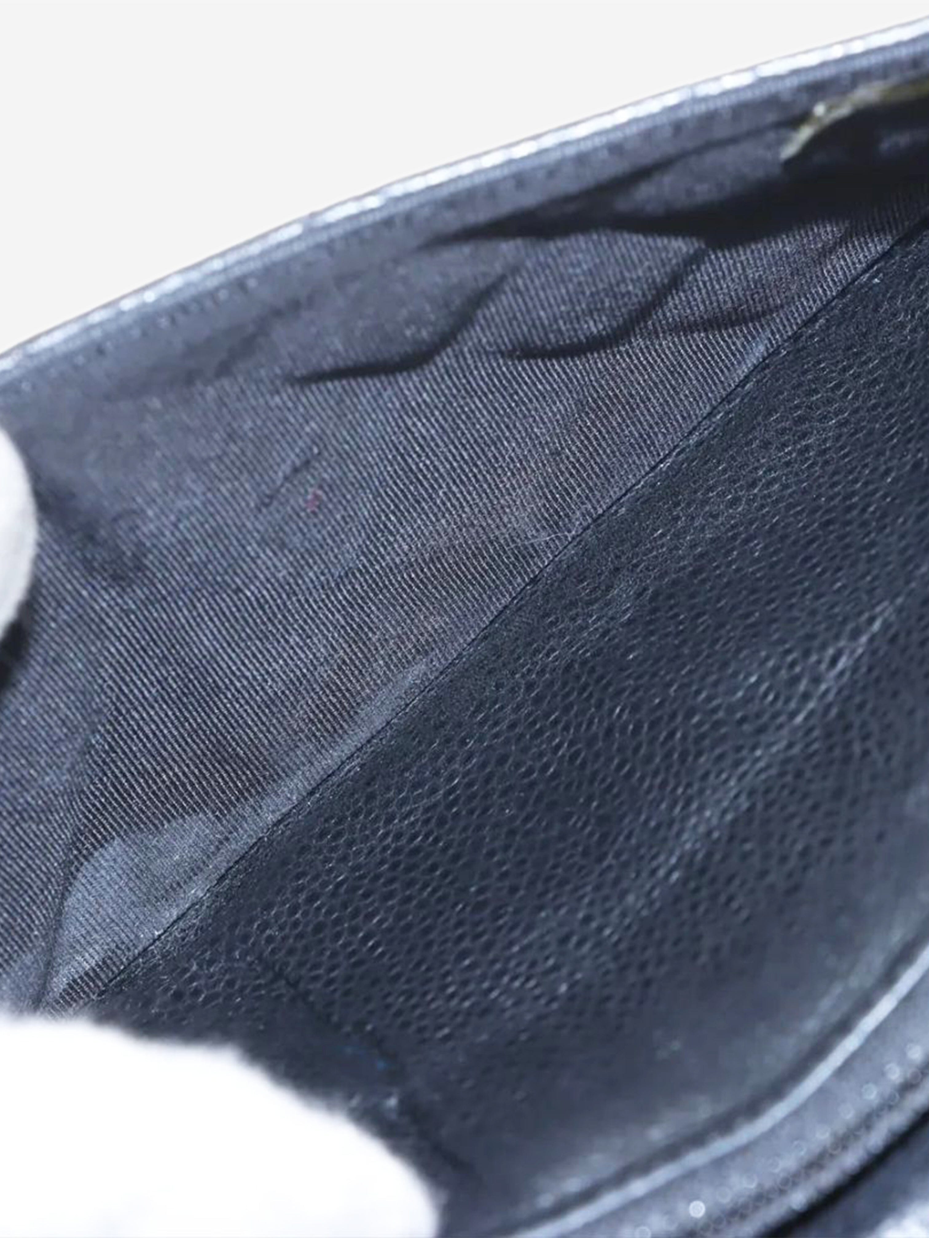 Black 2013 caviar quilted Wallet on Chain Cross-body Bags Chanel 