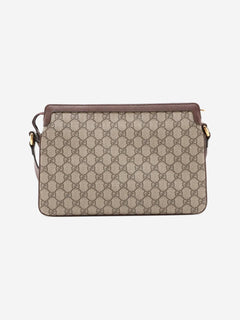 Brown GG Supreme shoulder bag