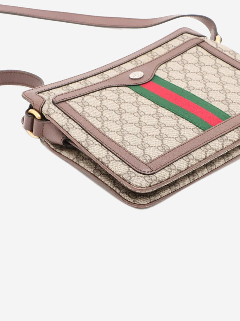 Brown GG Supreme shoulder bag