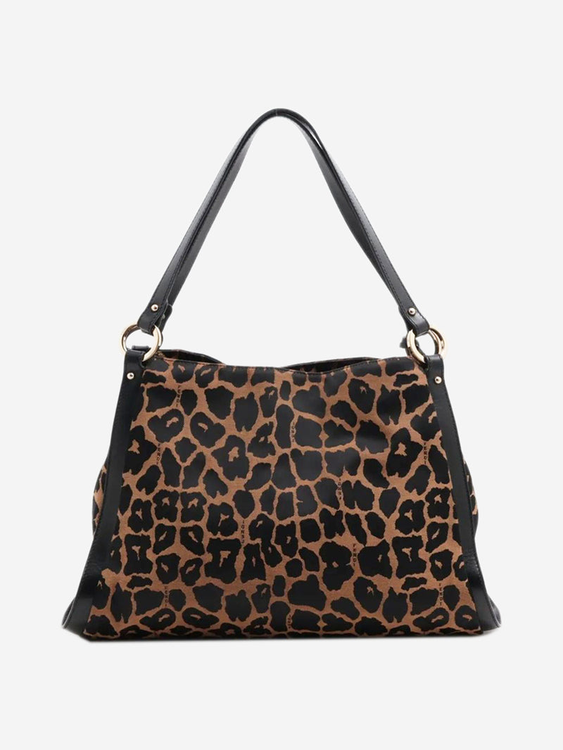 Brown leopard shoulder bag Shoulder bags Fendi 