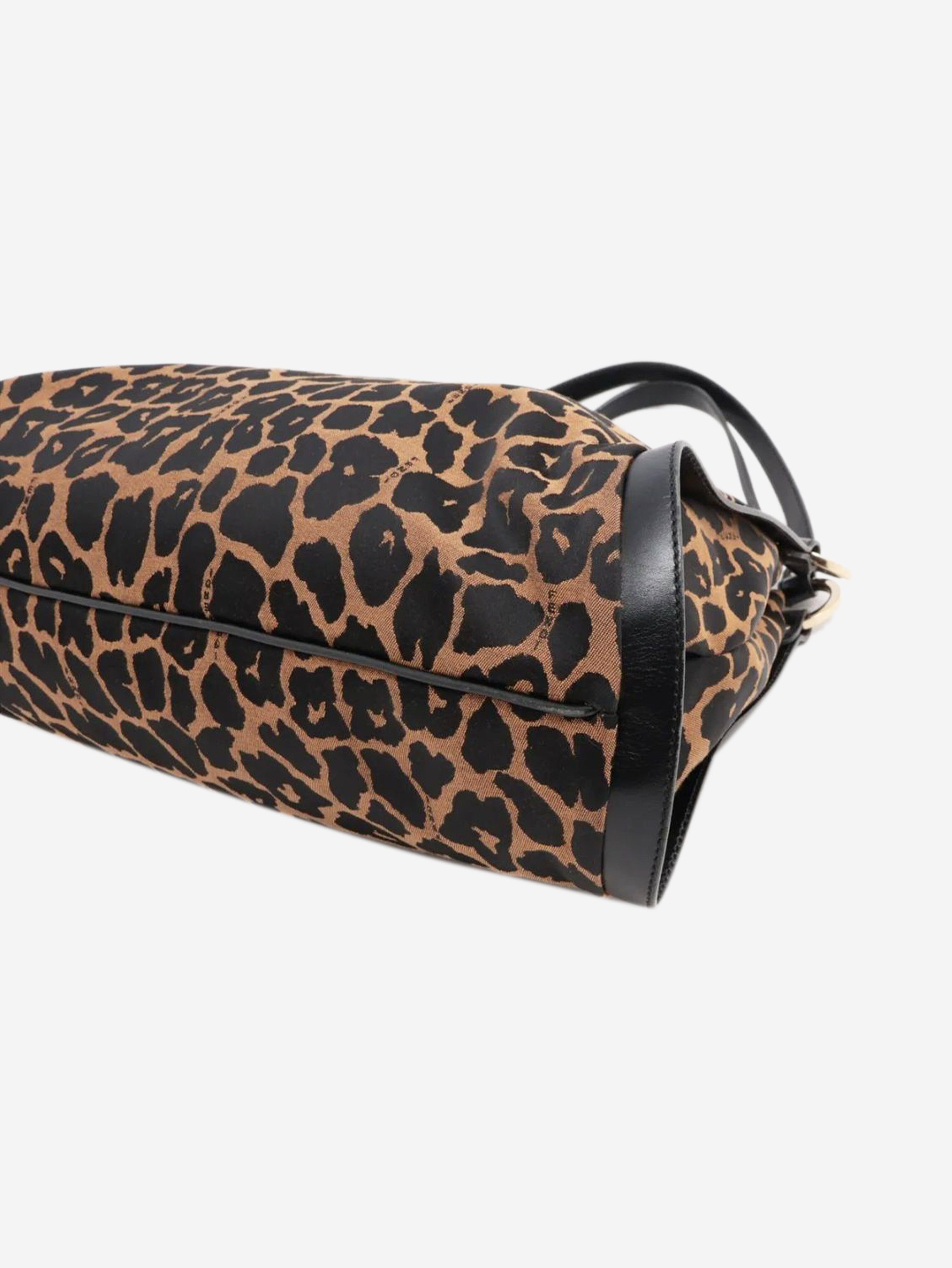 Brown leopard shoulder bag Shoulder bags Fendi 