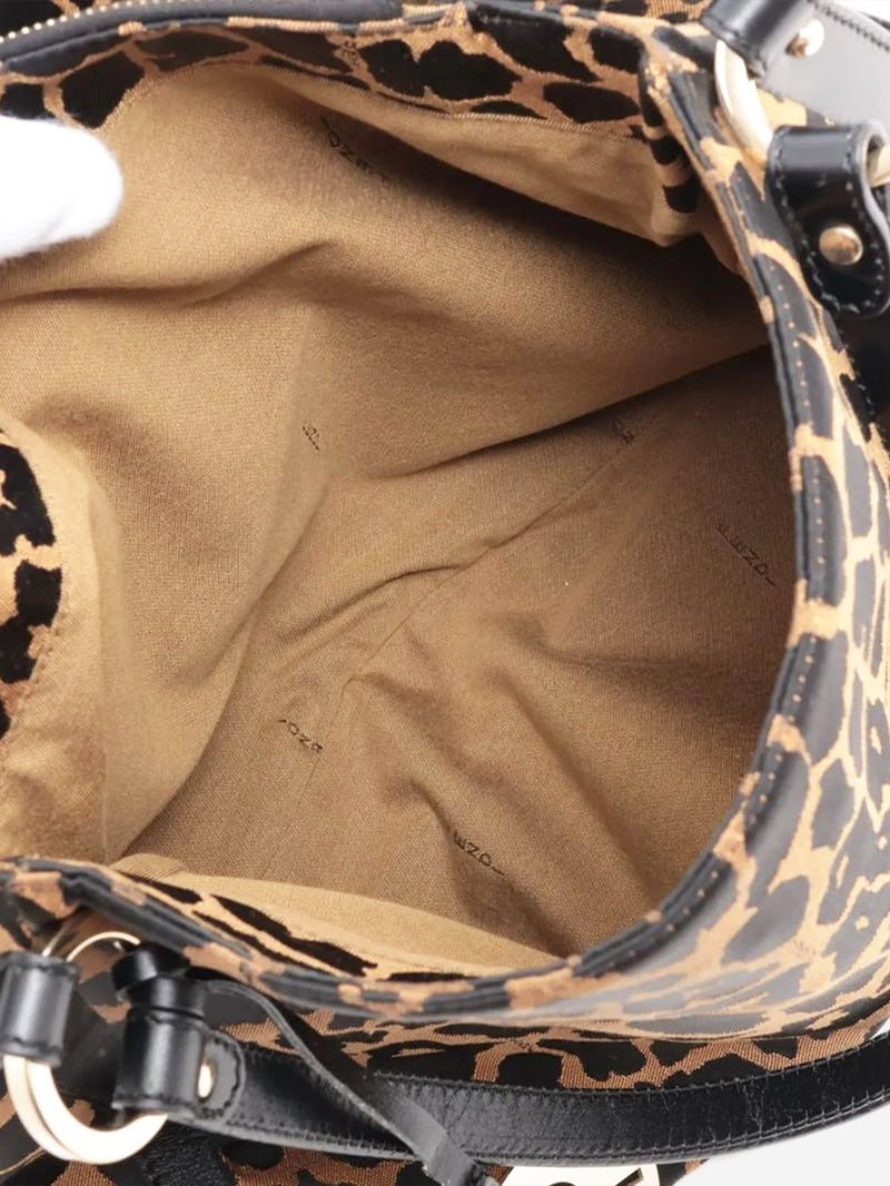 Brown leopard shoulder bag Shoulder bags Fendi 