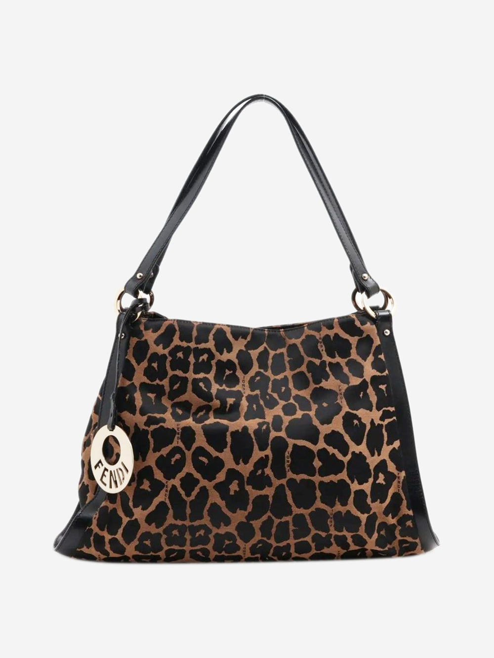 Brown leopard shoulder bag Shoulder bags Fendi 