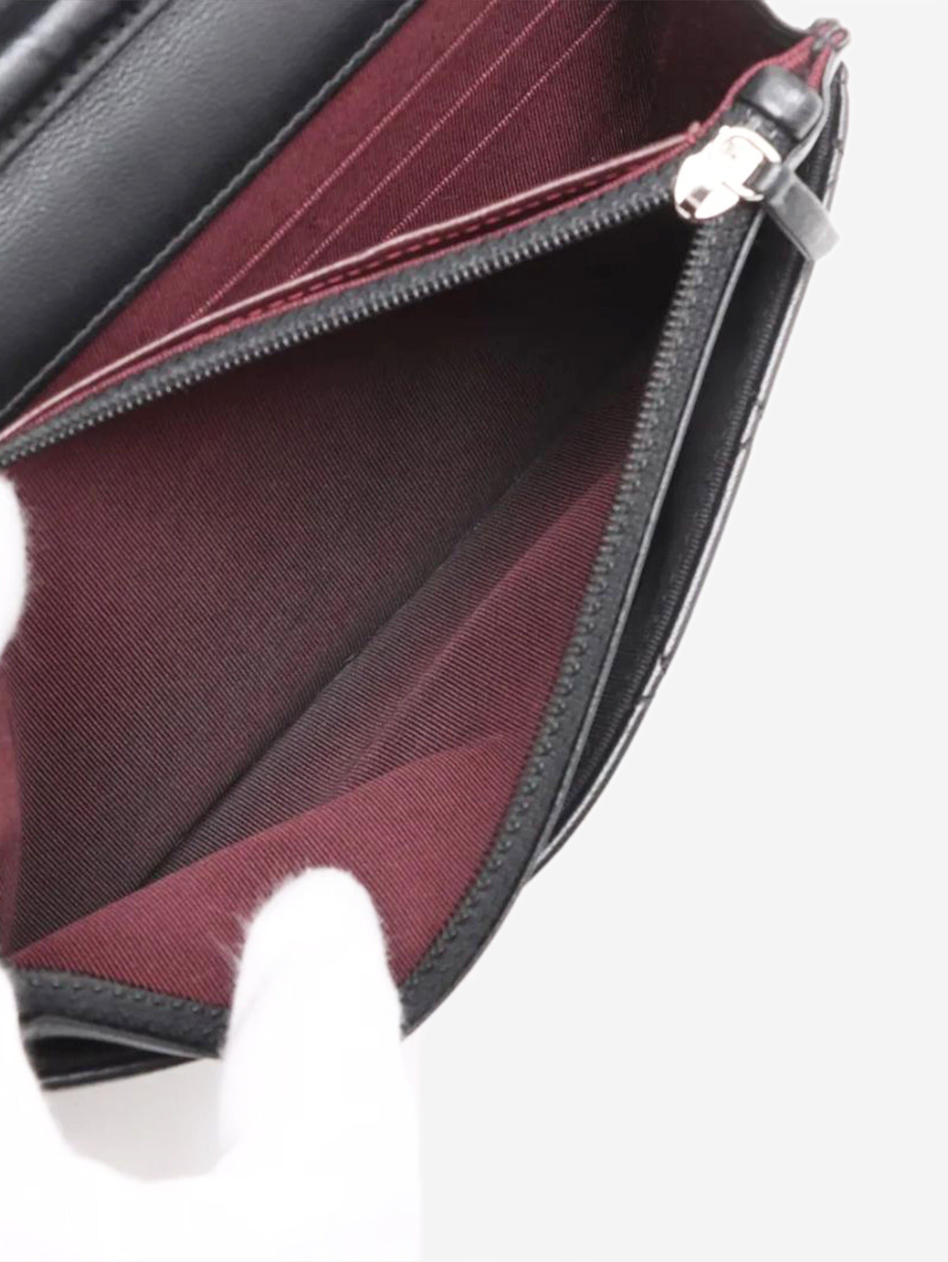 Black 2013 lambskin quilted Wallet on Chain Cross-body Bags Chanel 