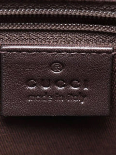Brown GG Supreme canvas tote