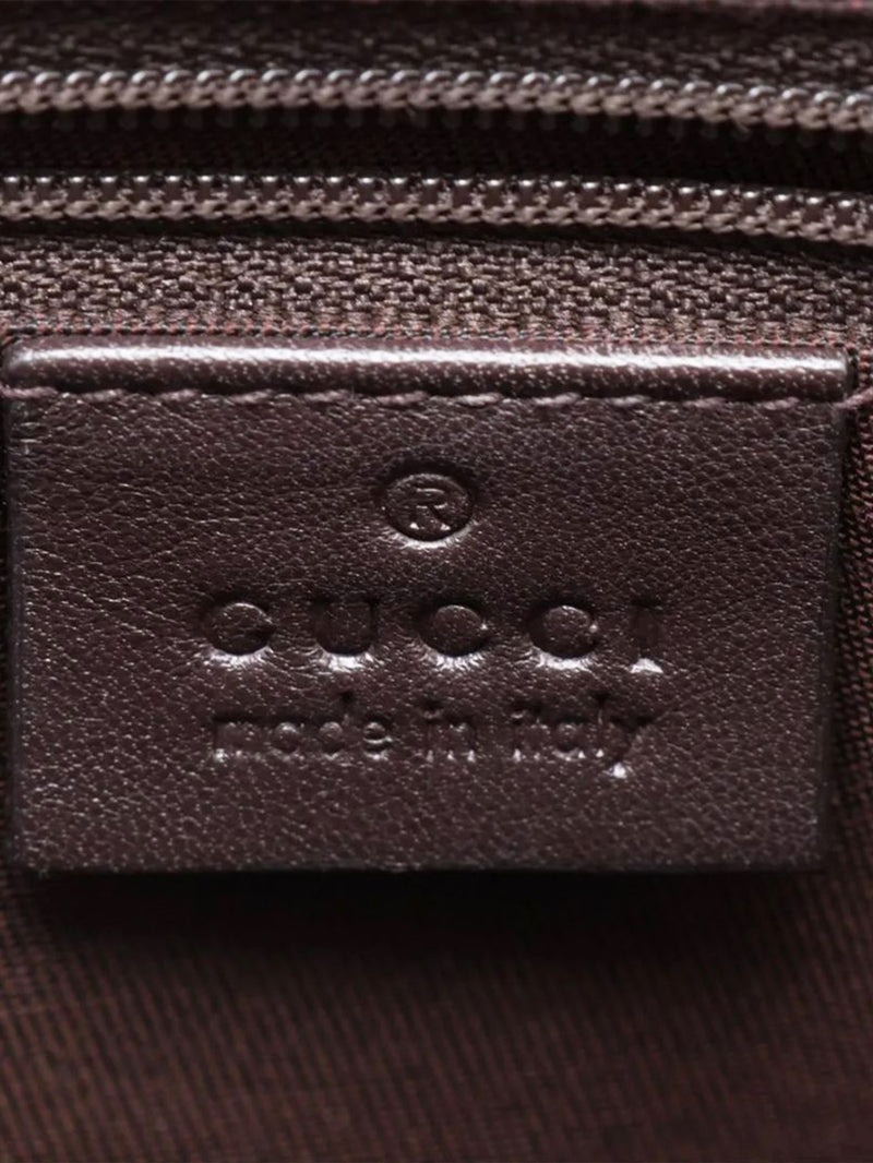 Brown GG Supreme canvas tote