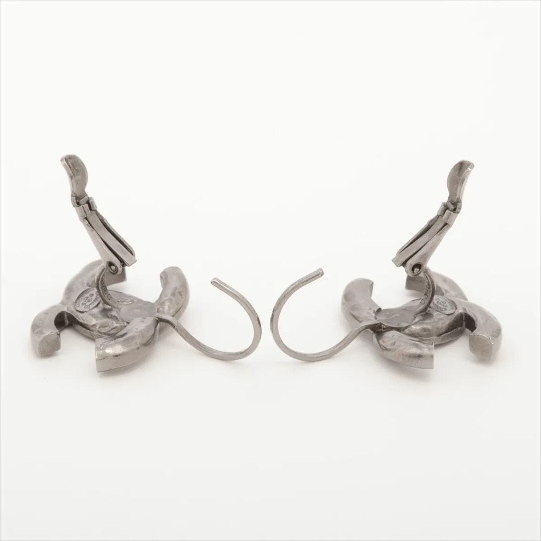Silver Coco Mark 17B earrings Earrings Chanel 