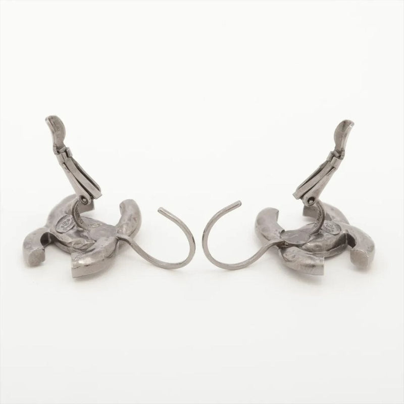 Silver Coco Mark 17B earrings Earrings Chanel 