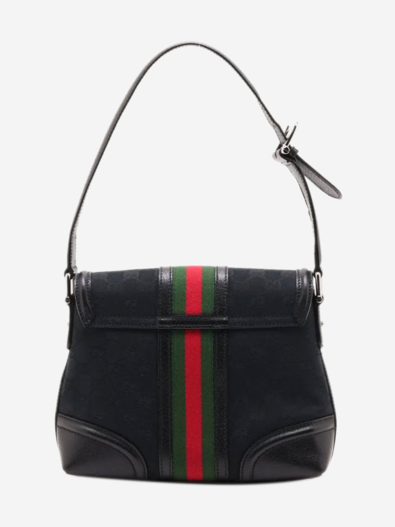 Black GG Supreme Sherry Line shoulder bag Shoulder bags Gucci 
