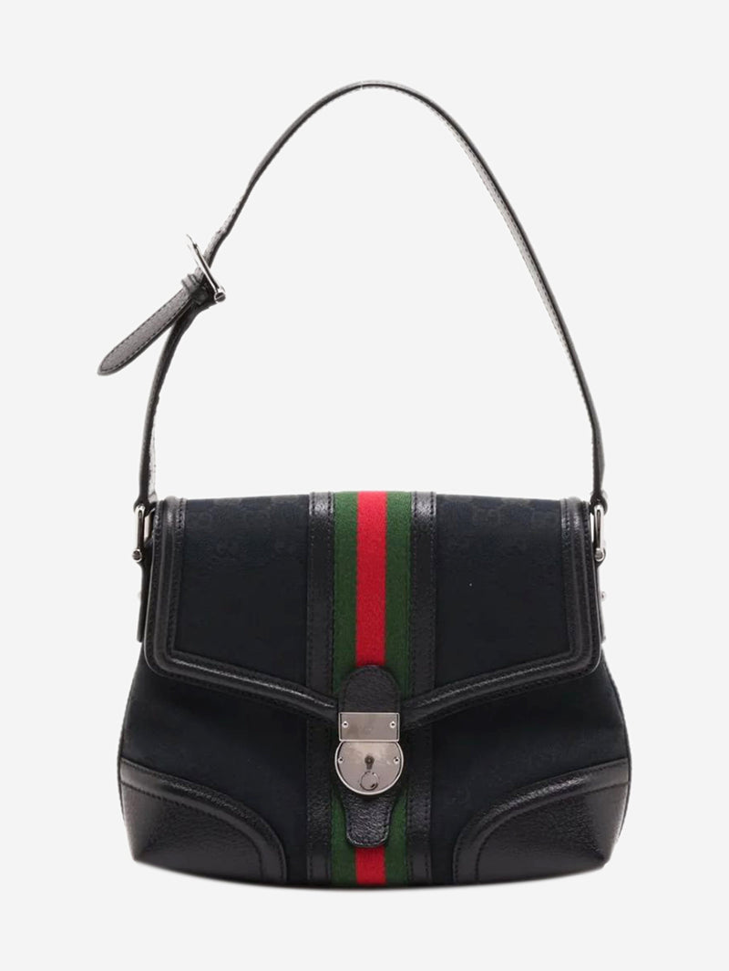 Black GG Supreme Sherry Line shoulder bag Shoulder bags Gucci 
