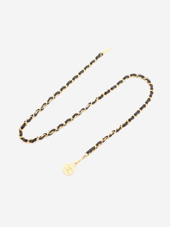 Black and gold Coco Mark 1982 chain belt Belts Chanel 