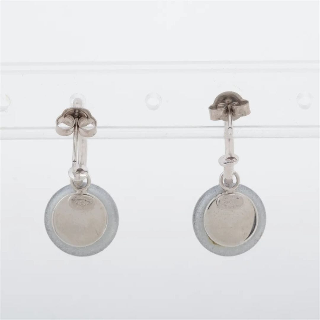 Silver Coco Mark 99P earrings Earrings Chanel 