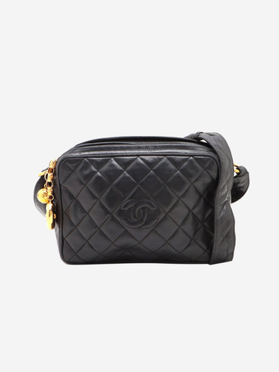Black vintage 1991 Matelasse lambskin shoulder bag Shoulder bags Chanel 