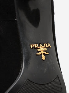 Prada Black suede ankle boots - EU 37