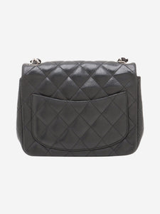 Chanel Black 2009 mini lambskin quilted Classic Single Flap bag