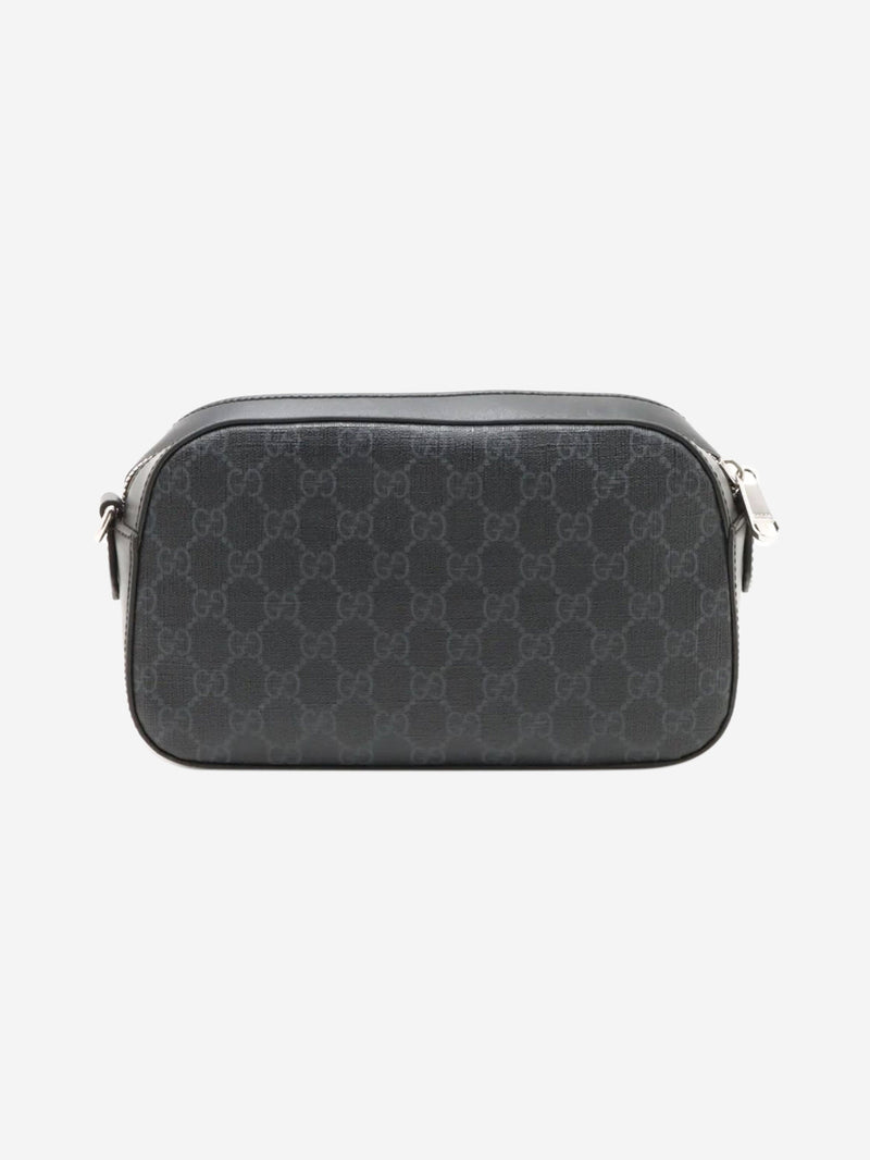Black GG Supreme PVC Shoulder Bag Shoulder bags Gucci 