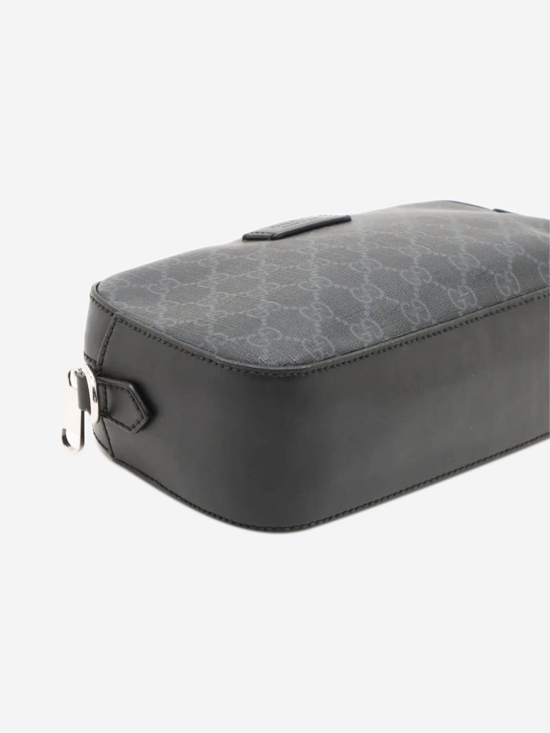 Black GG Supreme PVC Shoulder Bag Shoulder bags Gucci 