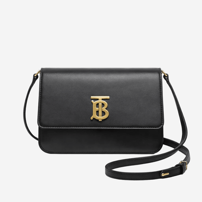 Black leather TB shoulder bag Shoulder bags Burberry 