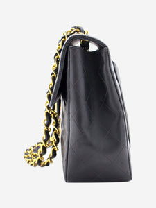 Chanel Black vintage 1994 lambskin maxi Classic Flap bag