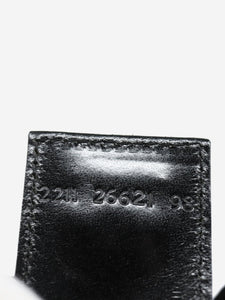 Fendi Black Zucca top handle bag